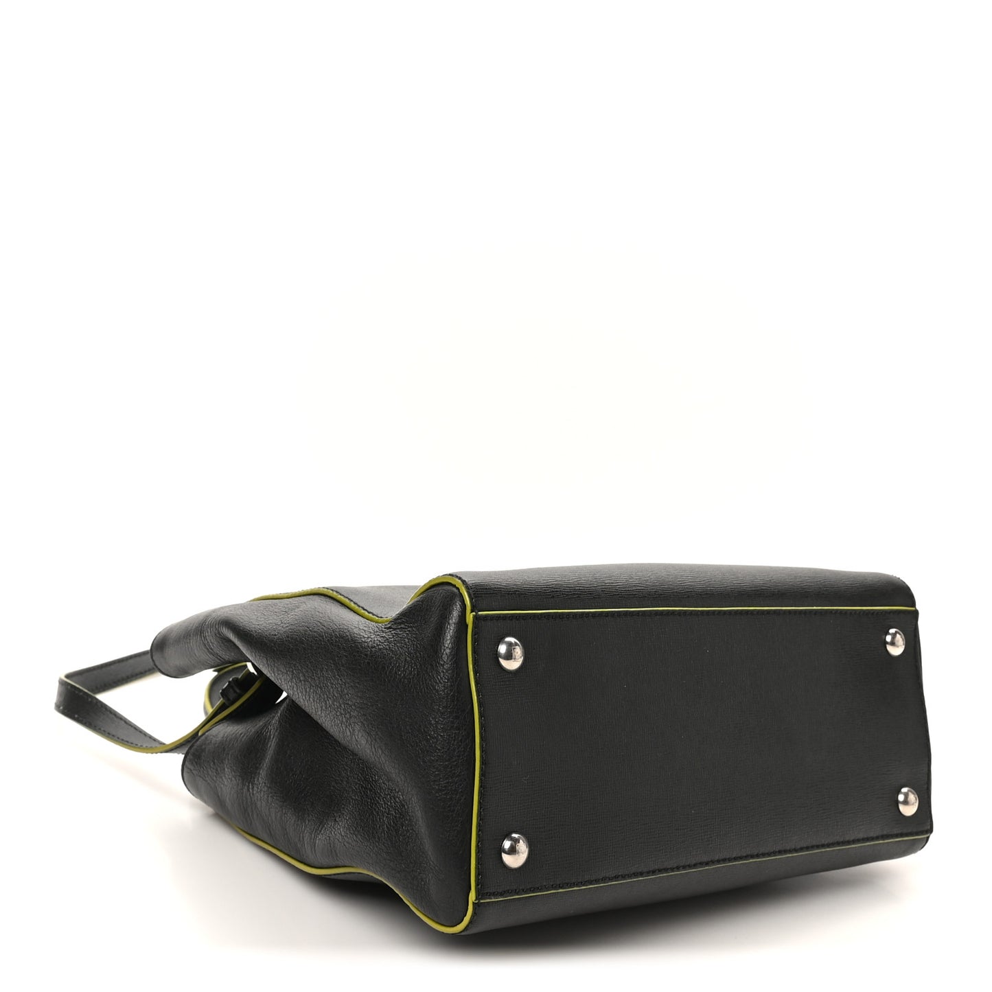 Vitello Elite Apple Charm Petite 2Jours Tote Black