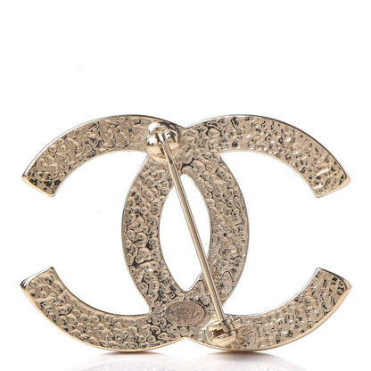 Chanel Pearl CC Brooch Light Gold 3 of 4
