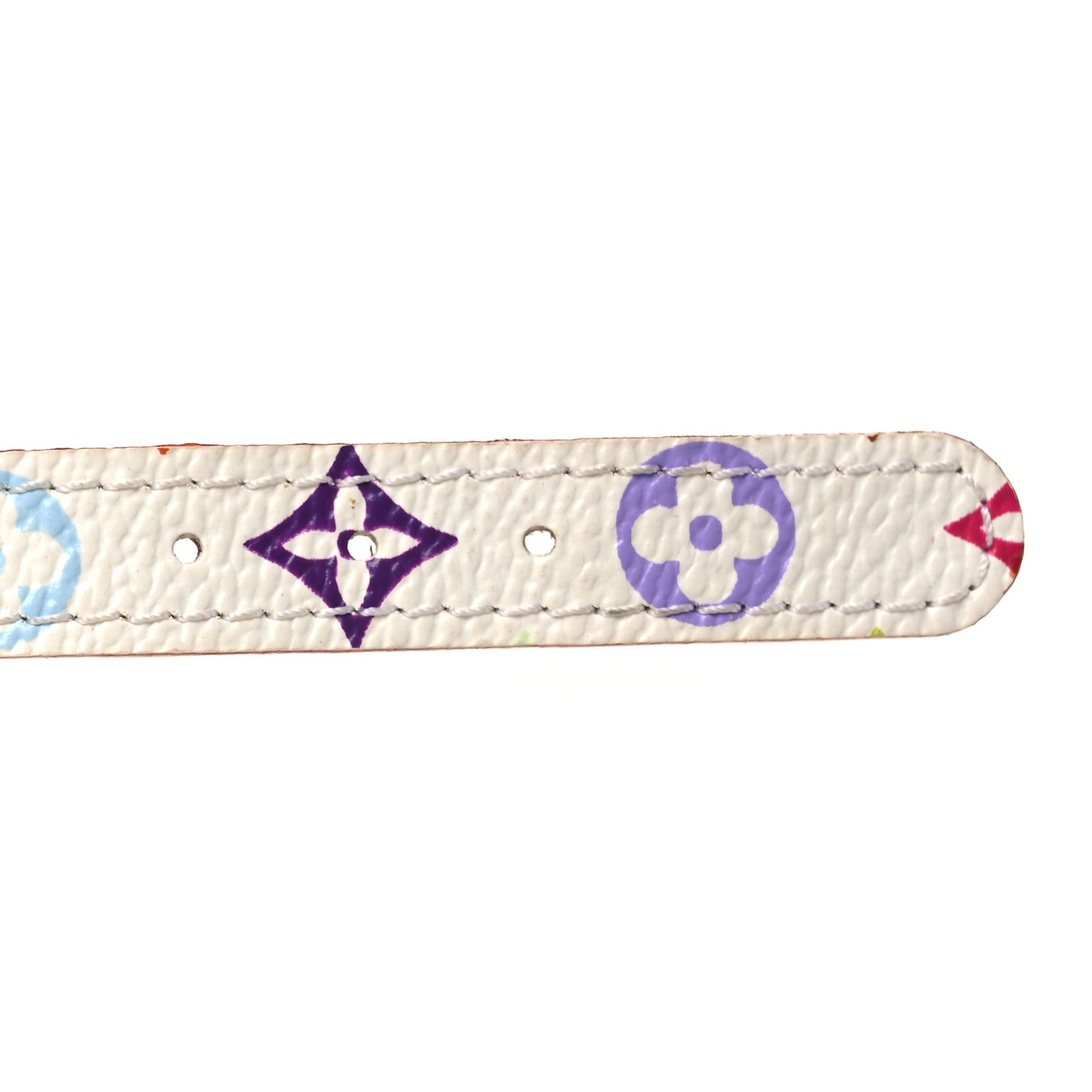 Louis Vuitton Monogram Multicolor Address Wish Bracelet White 4 of 8