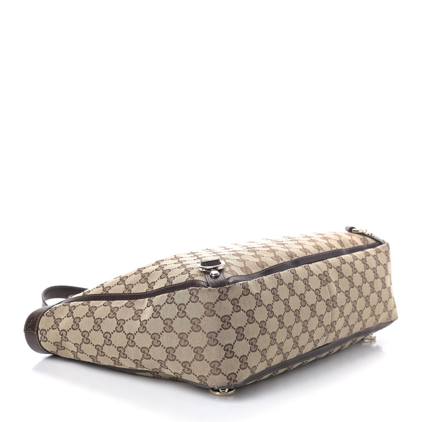 Monogram Large Abbey Tote Dark Brown