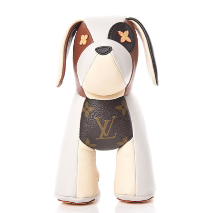 Louis Vuitton Calfskin Monogram Doudou Oscar Dog Beige 4 of 9