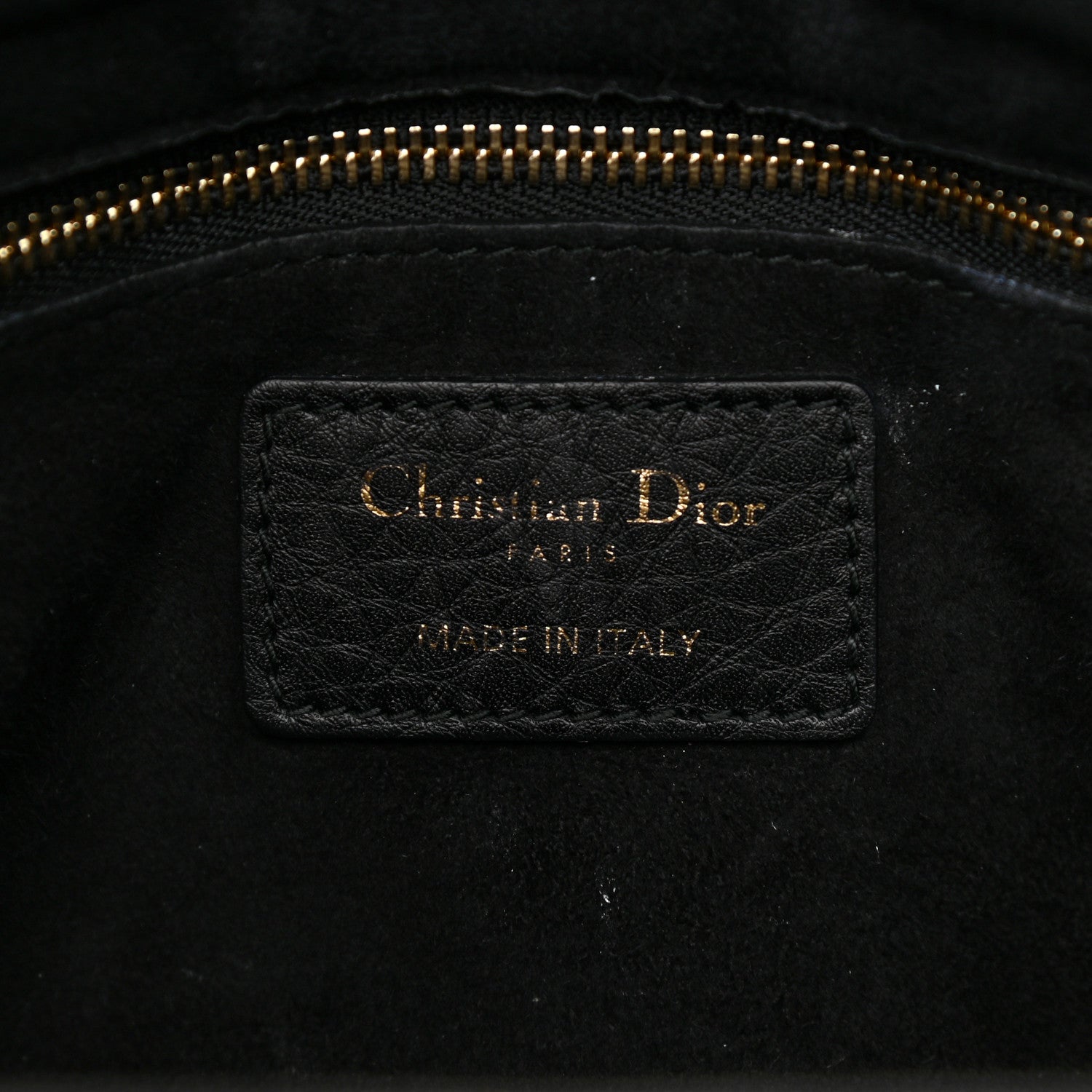 Christian Dior Grained Calfskin Cannage Medium Supple Lady Dior Black 6 of 11