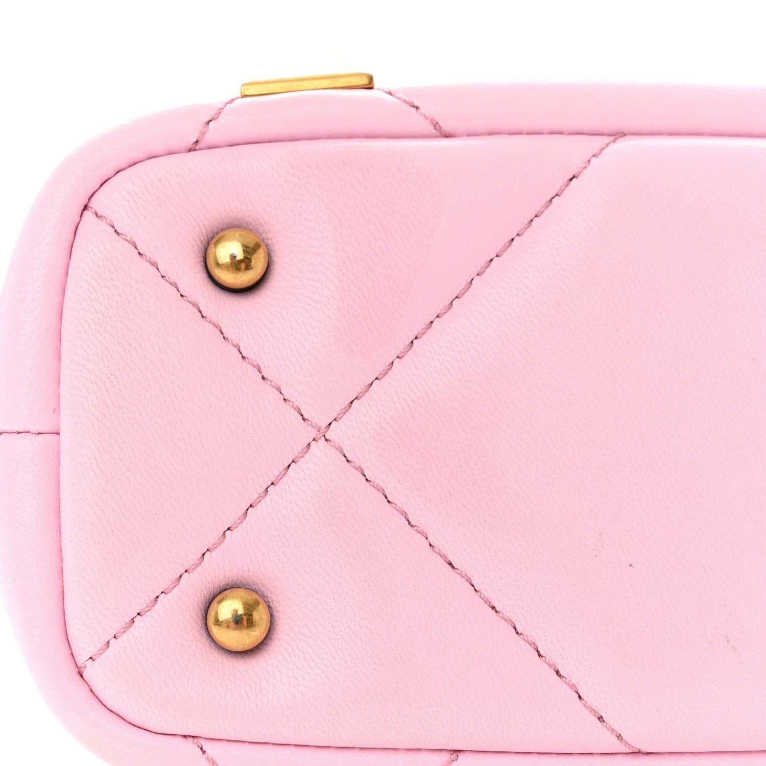 Valentino Garavani Nappa Mini Roman Stud The Handle Bag Pink Borealis 11 of 12