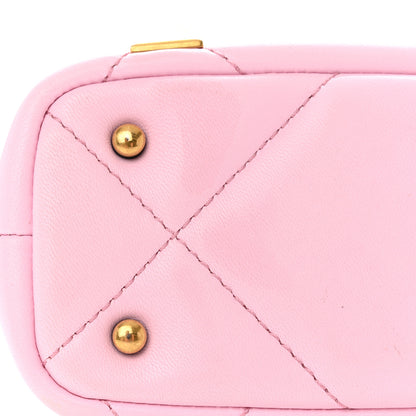Valentino Garavani Nappa Mini Roman Stud The Handle Bag Pink Borealis 11 of 12