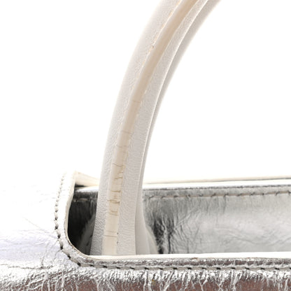 Christian Dior Metallic Calfskin Medium Diorever Flap Silver 12 of 14