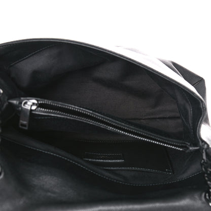 Saint Laurent Grain De Poudre Medium West Hollywood Monogram Fold-Over Black 5 of 16