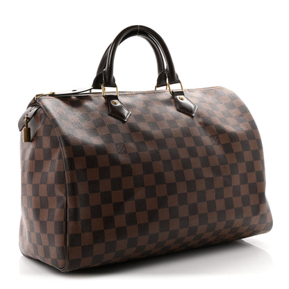 Louis Vuitton Damier Ebene Speedy 35 3 of 10