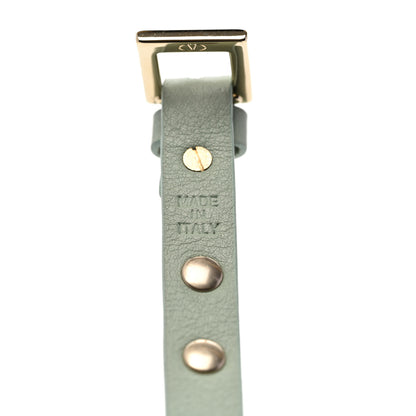 Valentino Garavani Vitello Rockstud Bracelet Light Blue 4 of 5