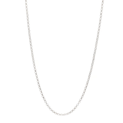 Chrome Hearts Sterling Silver Roll Chain Necklace 22" 1 of 5