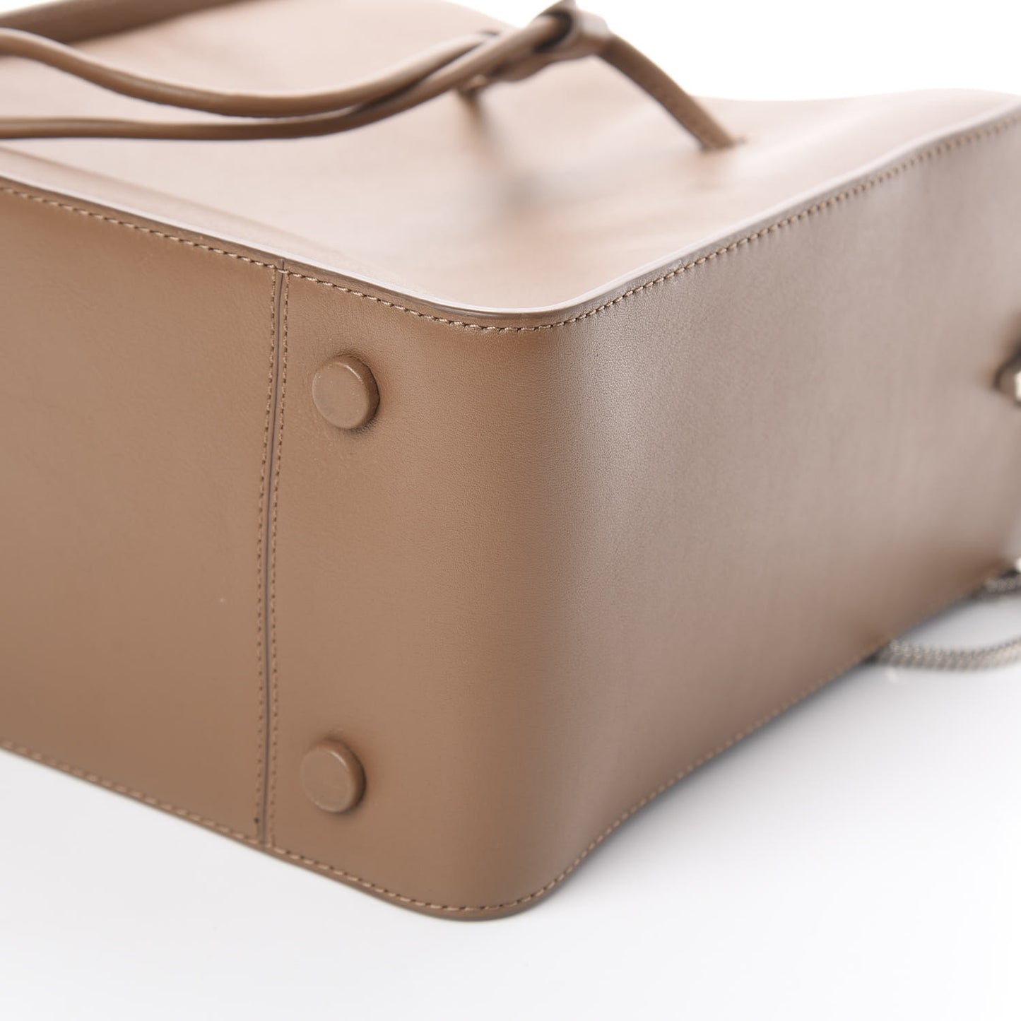 3.1 Smooth Calfskin Small Soleil Bucket Bag Cuoio
