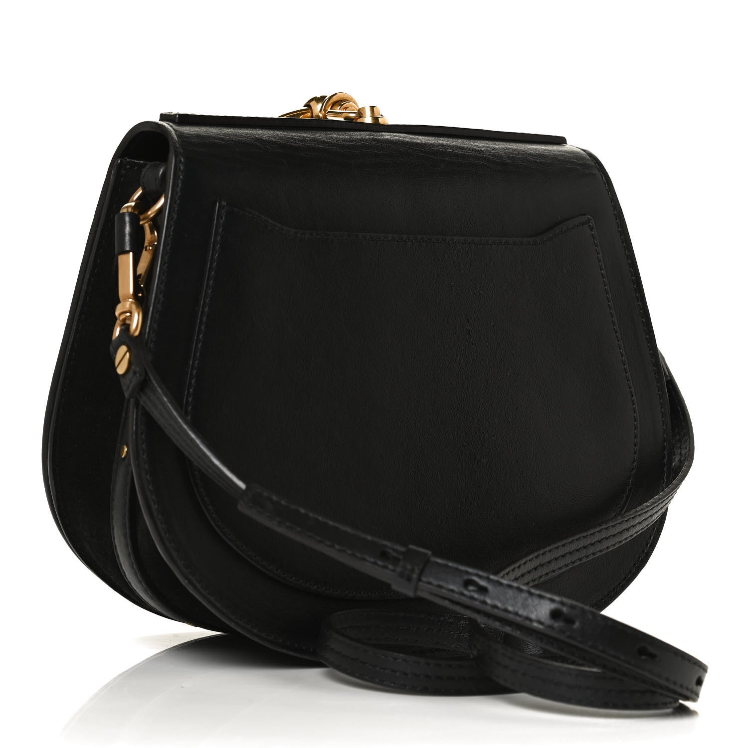 Chloe Calfskin Small Nile Bracelet Bag Black 3 of 13