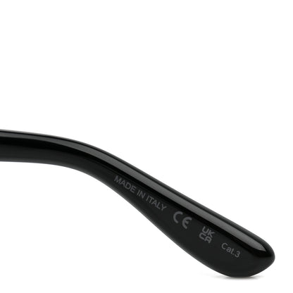 Saint Laurent Acetate Round Sunglasses SLM15 Black 6 of 8