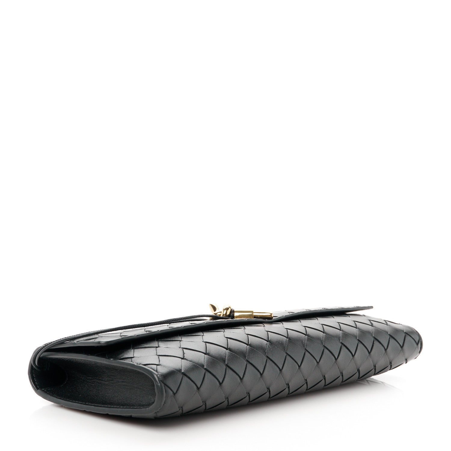 Bottega Veneta Nappa Intrecciato Long Andiamo Top Handle Clutch Black 4 of 10