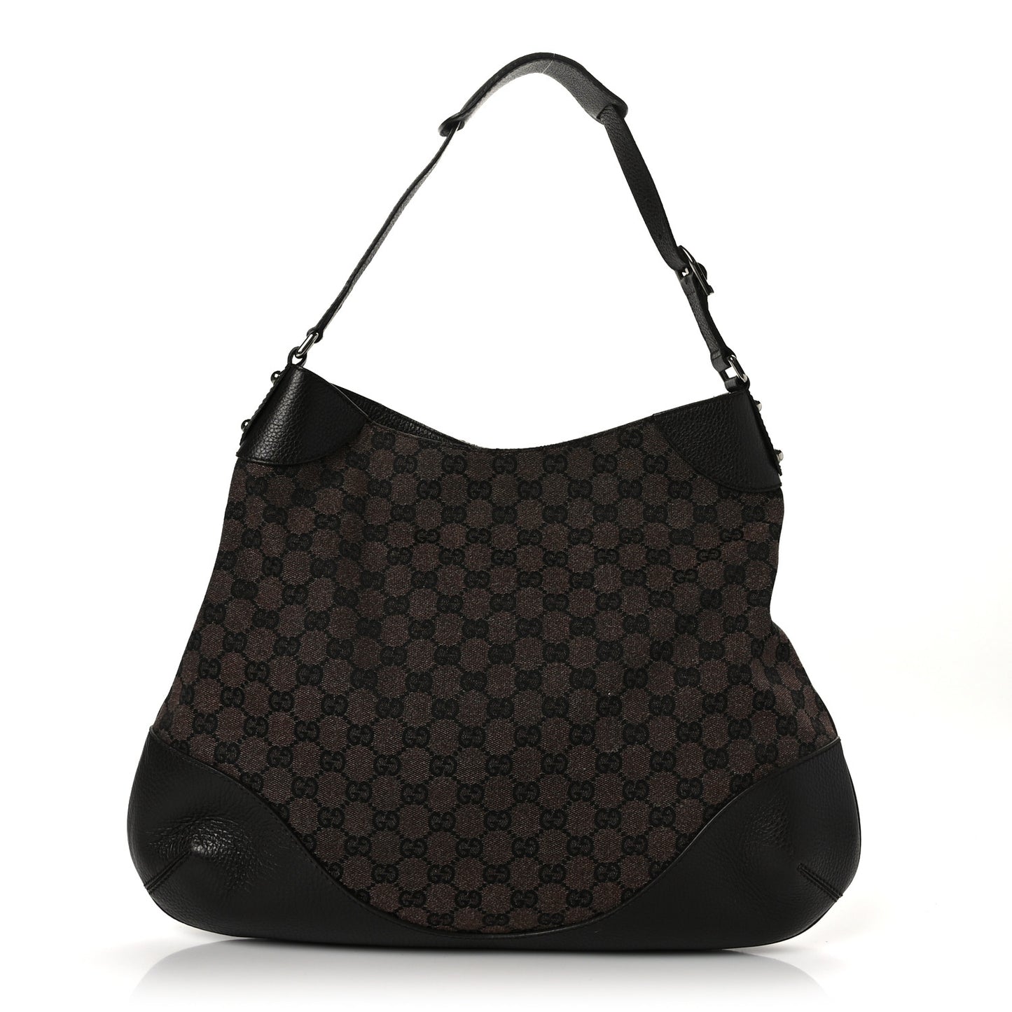 Monogram Hobo Dark Brown