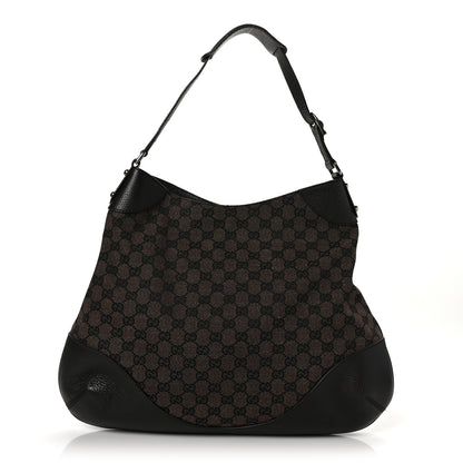 Gucci Monogram Hobo Dark Brown 1 of 9