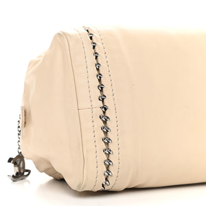 Chanel Smooth Calfskin Medium Luxe Ligne Bowler Light Beige 8 of 13