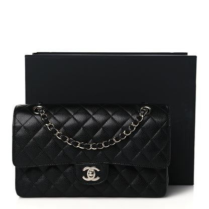 Chanel Caviar Quilted Medium Double Flap Black 9 of 9
