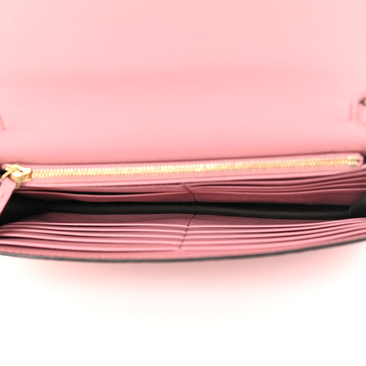 Guccissima Icon Chain Wallet Carmine Rose