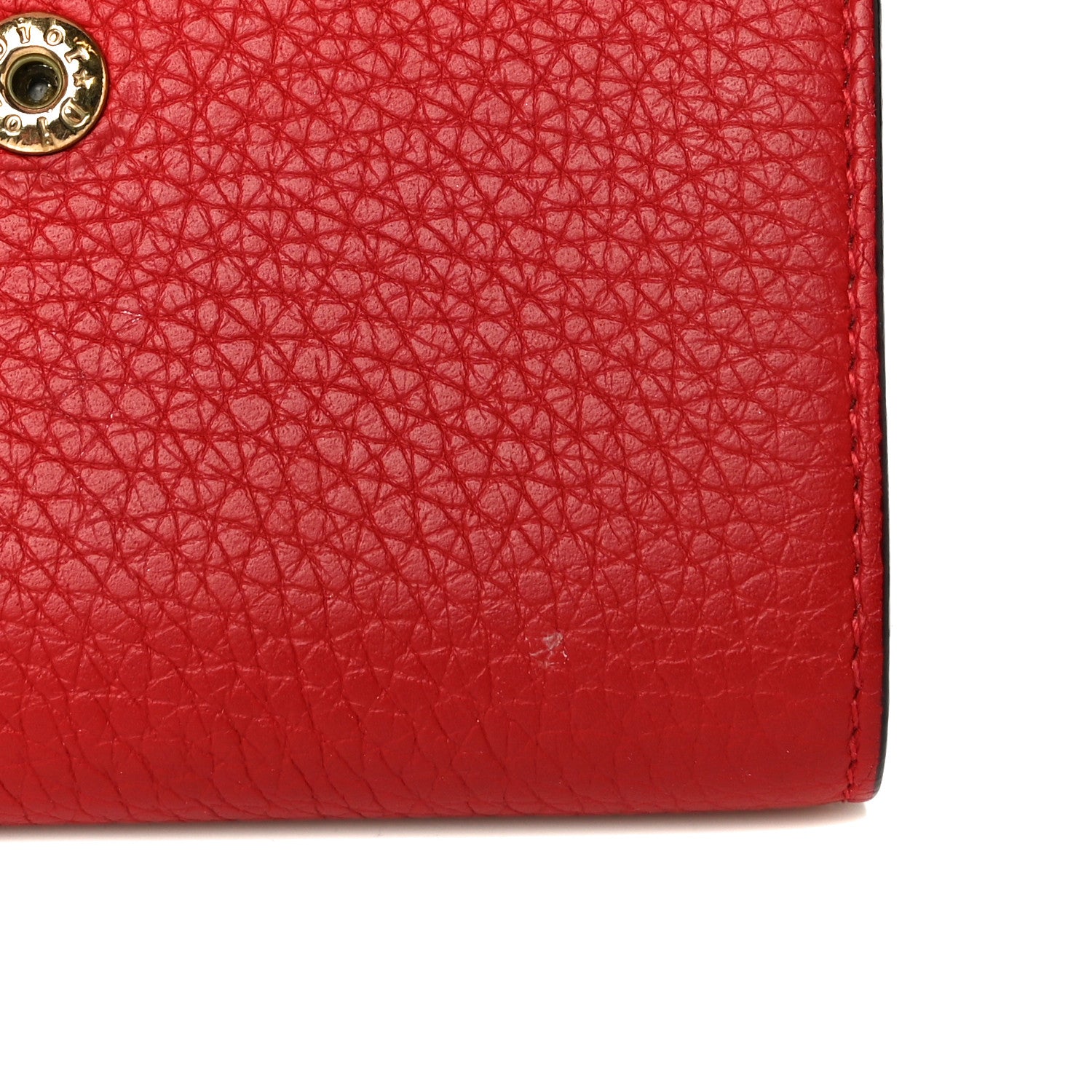 Christian Dior Bullcalf Diorissimo Medium Envelope Wallet True Red Pink 13 of 14