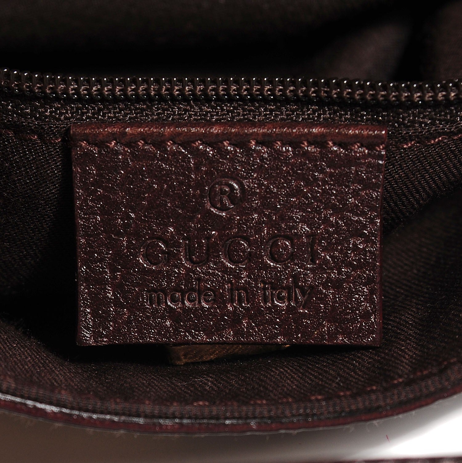 Gucci Monogram Medium Abbey Convertible Tote Dark Brown 6 of 7