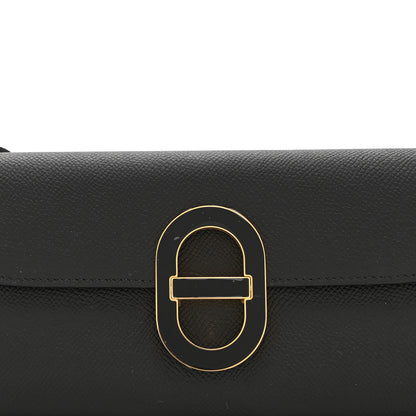 Hermes Epsom Enamel Maillon Wallet To Go Black 8 of 11