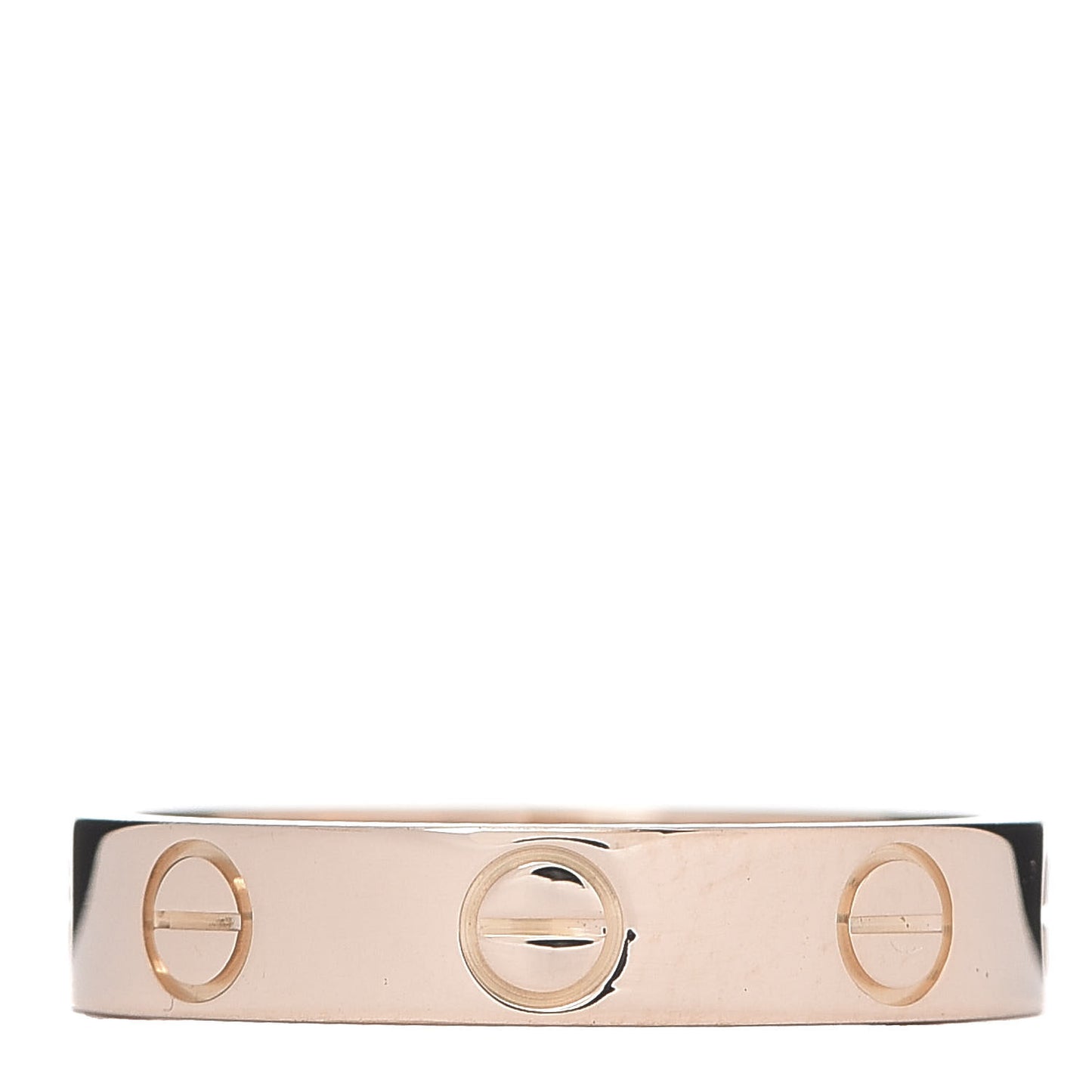 18K Pink Gold 3.5mm LOVE Wedding Band Ring 49 5