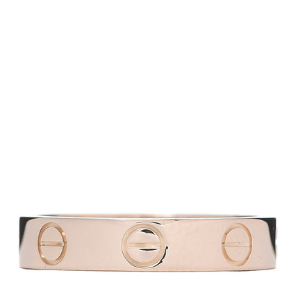 Cartier 18K Pink Gold 3.5mm LOVE Wedding Band Ring 49 5 1 of 4