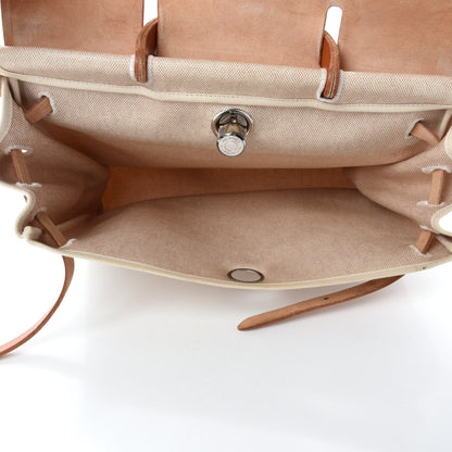 Hermes Toile Vache Calfskin Herbag 39 MM Natural 6 of 12