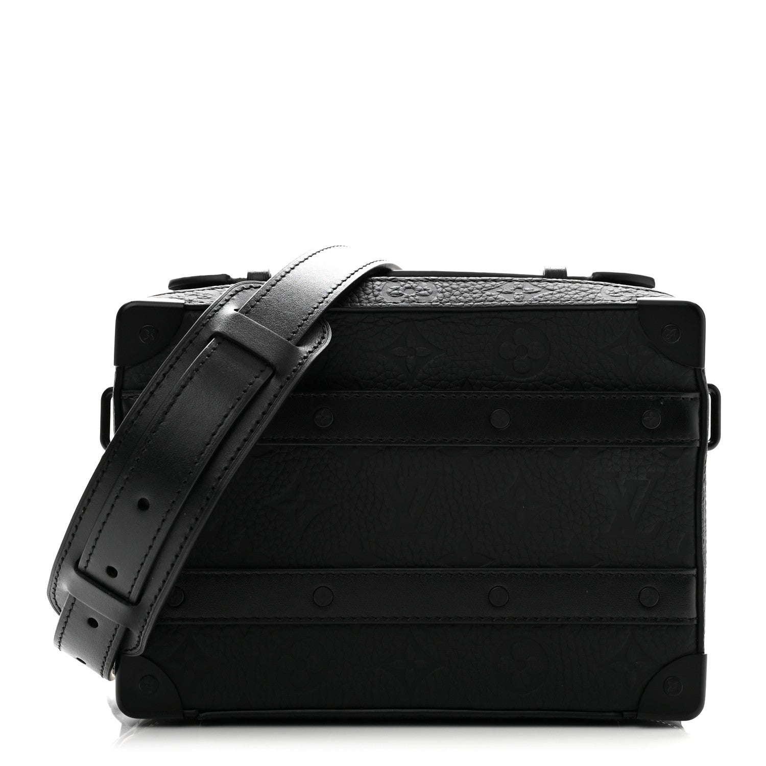 Louis Vuitton Taurillon Monogram Soft Trunk Black 1 of 11