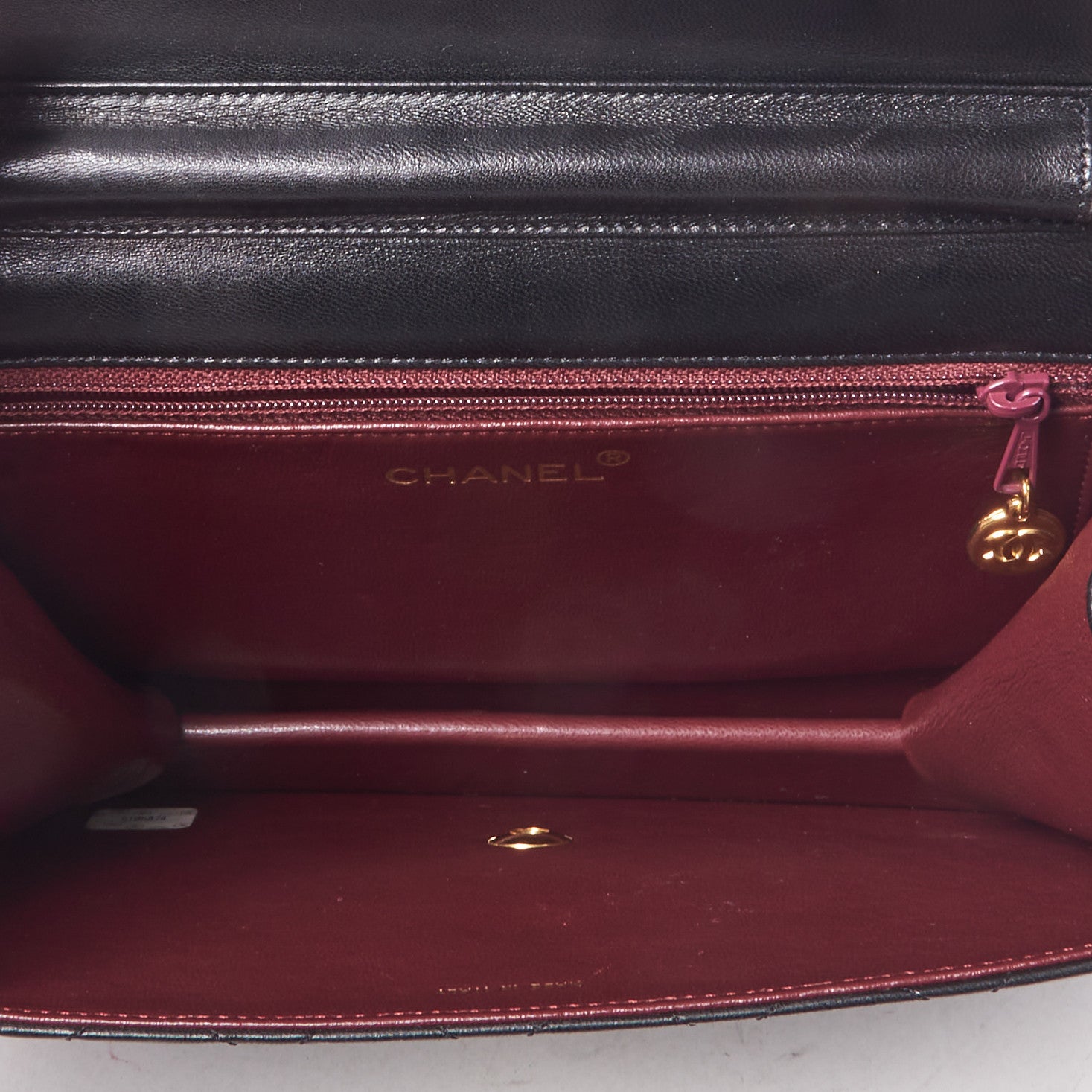 Chanel Lambskin Quilted Small Single Flap Black 6 of 10