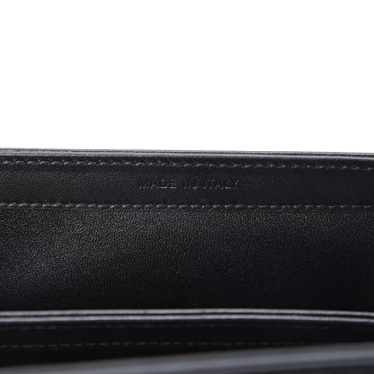 Christian Dior Lambskin Embroidered C'est I Feel Blue Clutch Black 6 of 10