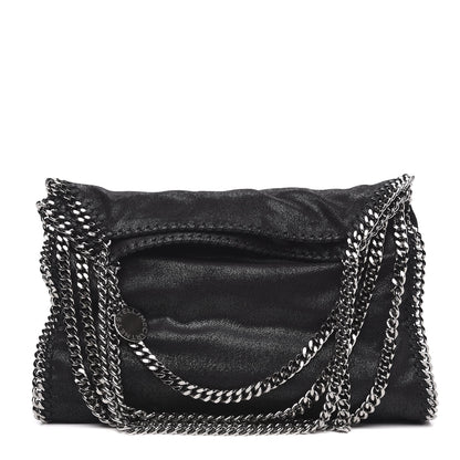Stella McCartney Shaggy Deer Falabella Fold Over Tote Black 1 of 9