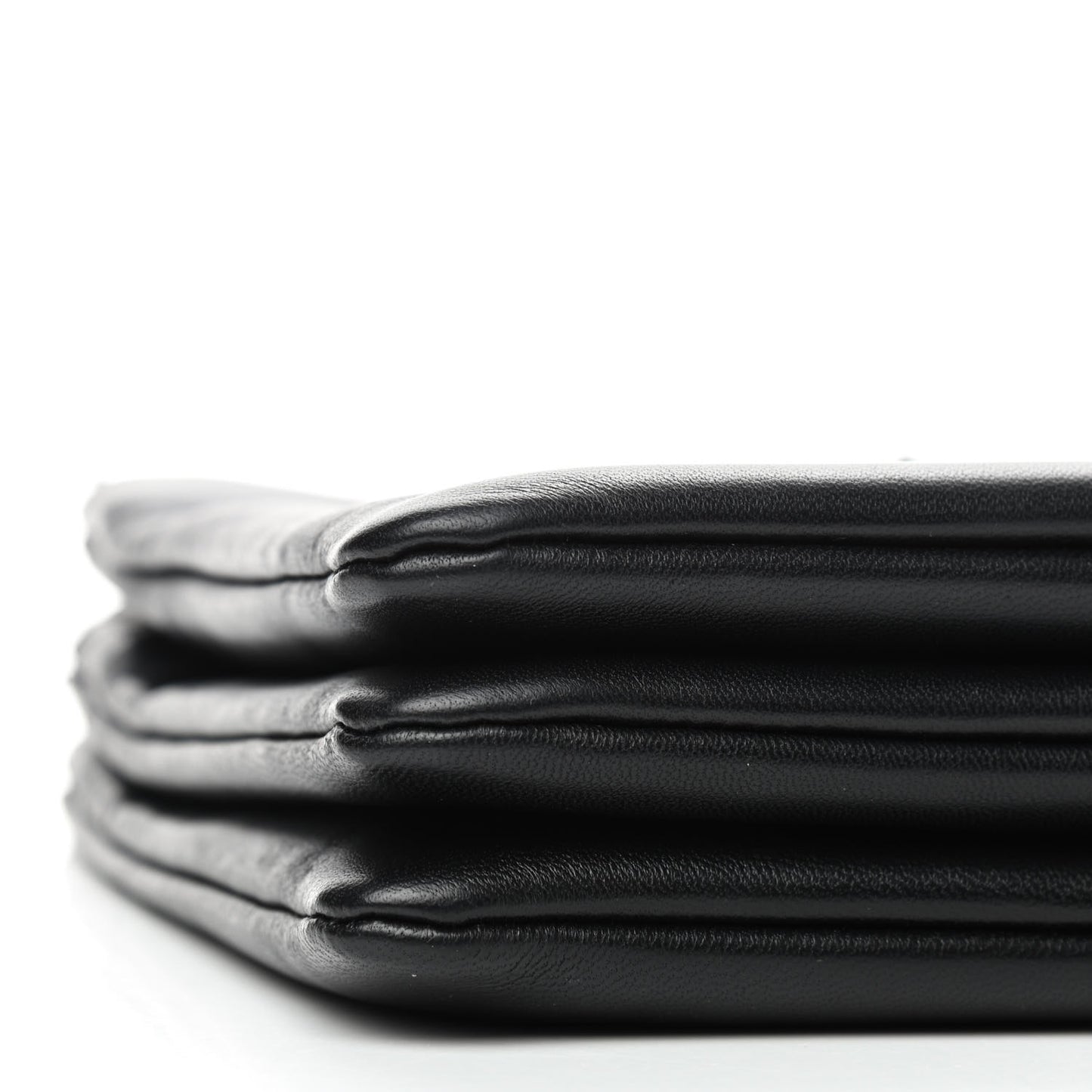 Lambskin Large Trio Crossbody Bag Black