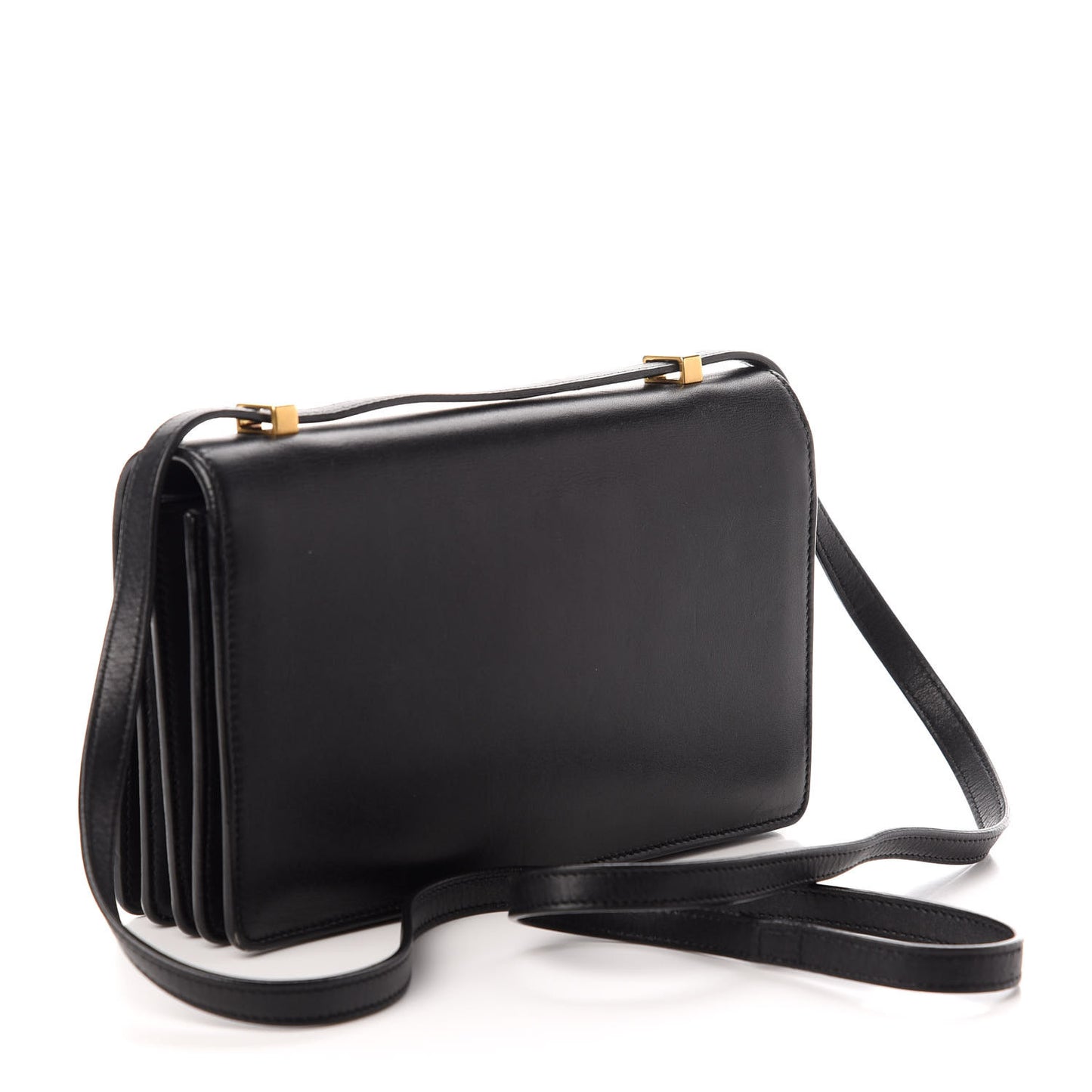 Calfskin Monogram Small Dylan Shoulder Bag Black