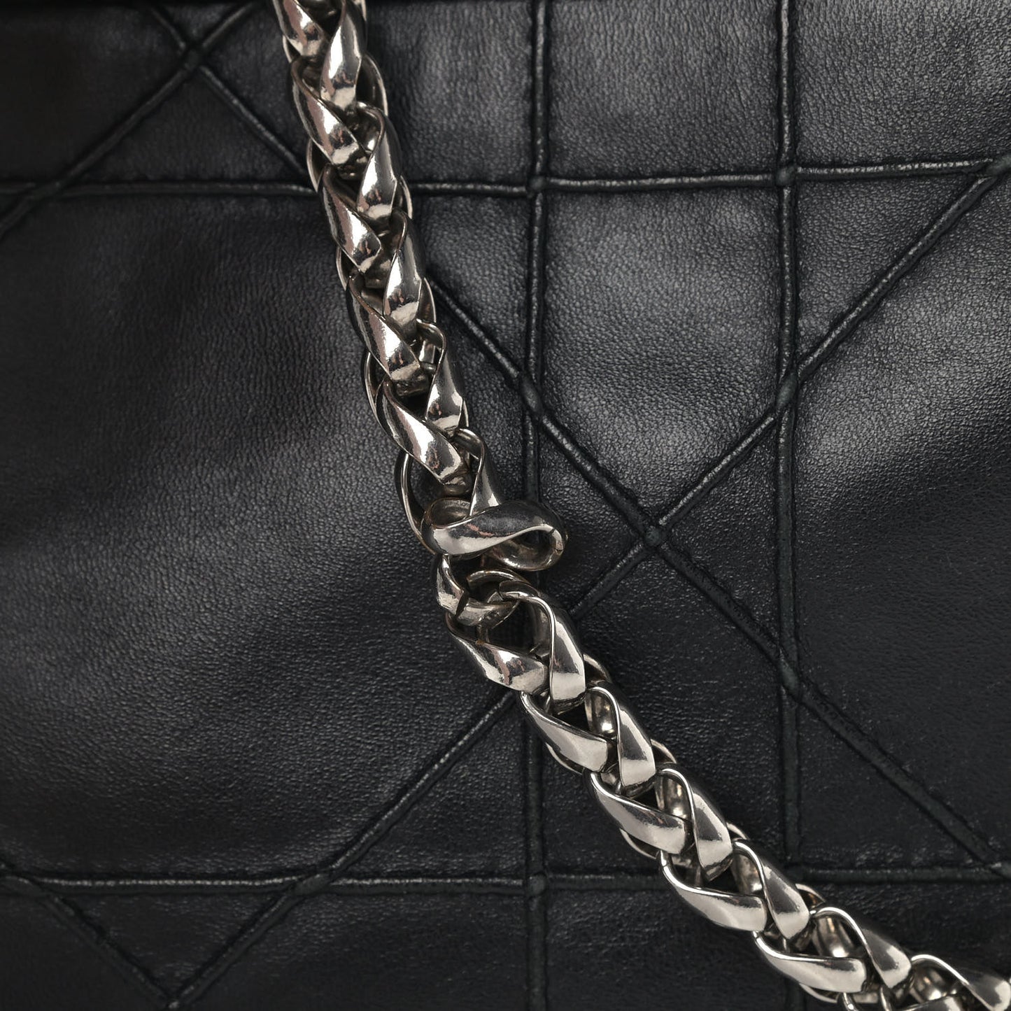 Lambskin Cannage Dior So Dior Tote Black
