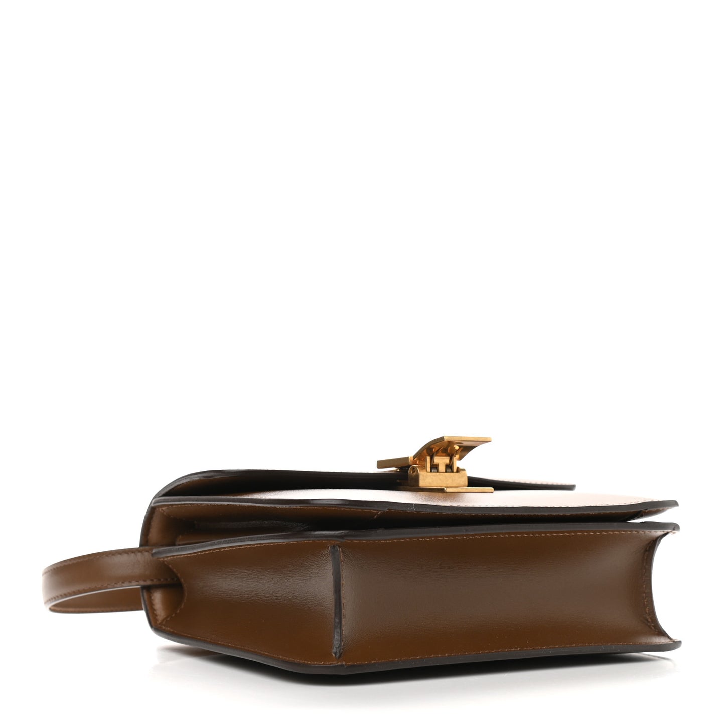 Box Calfskin Teen Classic Box Flap Bag Camel