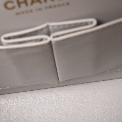Chanel Caviar Quilted Small Double Flap Grey 5 of 10