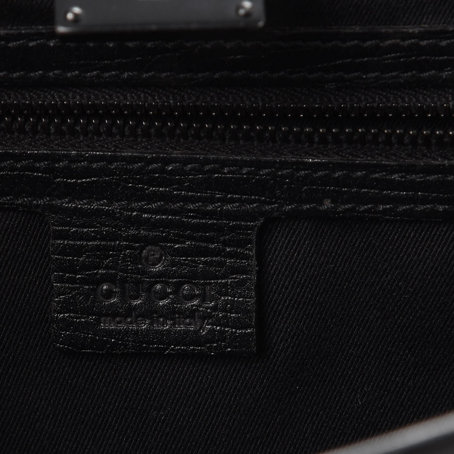 Gucci Monogram Bamboo Bullet Bag Black 6 of 12