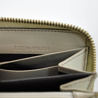 Gucci Guccissima GG Pierce Zip Around Wallet White 5 of 6