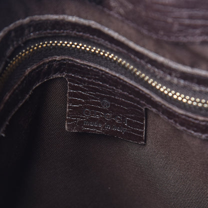 Gucci Monogram Hasler Hobo Dark Brown 6 of 24