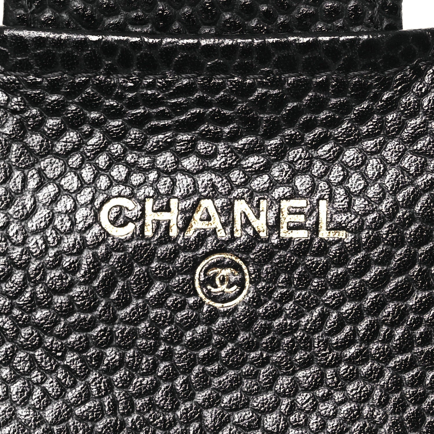 Chanel Caviar Quilted Large Gusset Flap Wallet Black 10 of 15