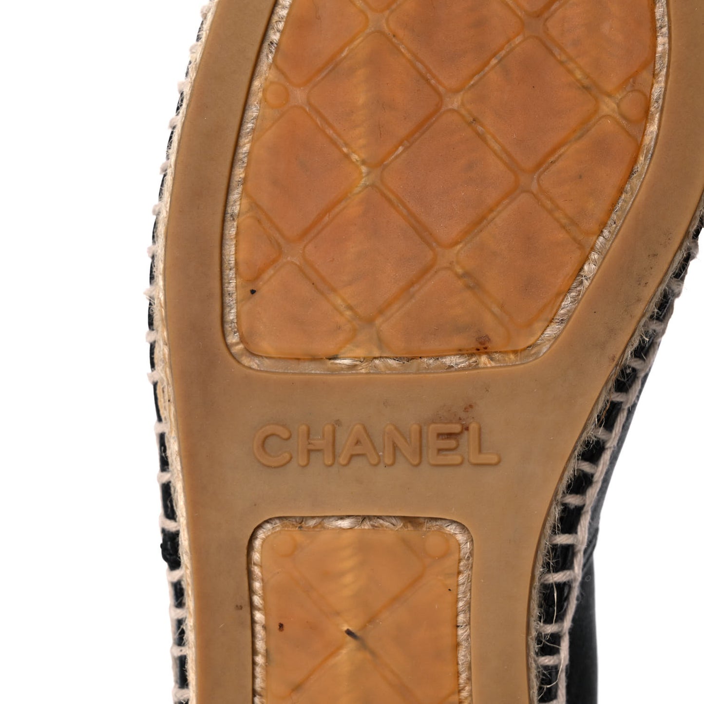 Lambskin CC Espadrilles 37 Black