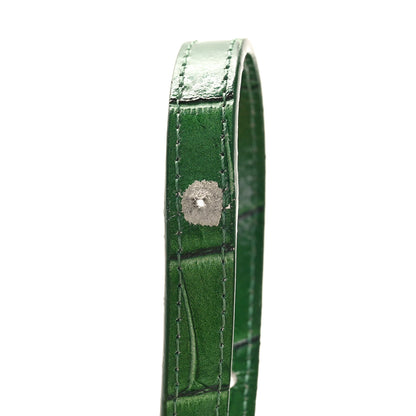 Jacquemus Calfskin Crocodile Embossed Le Chiquito Green 12 of 12
