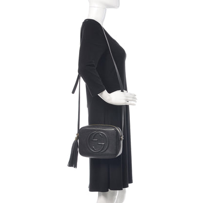 Gucci Pebbled Calfskin Small Soho Disco Bag Black 2 of 11