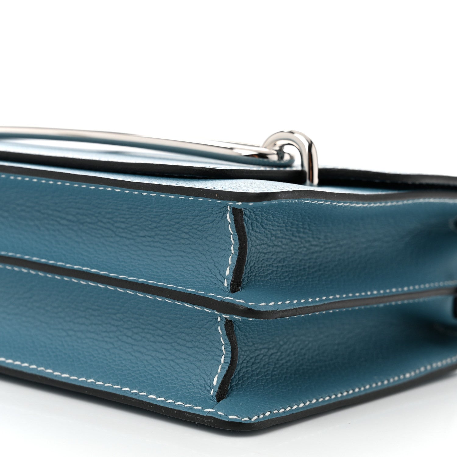 Hermes Evercolor Mini Sac Roulis New Blue Jean 10 of 11