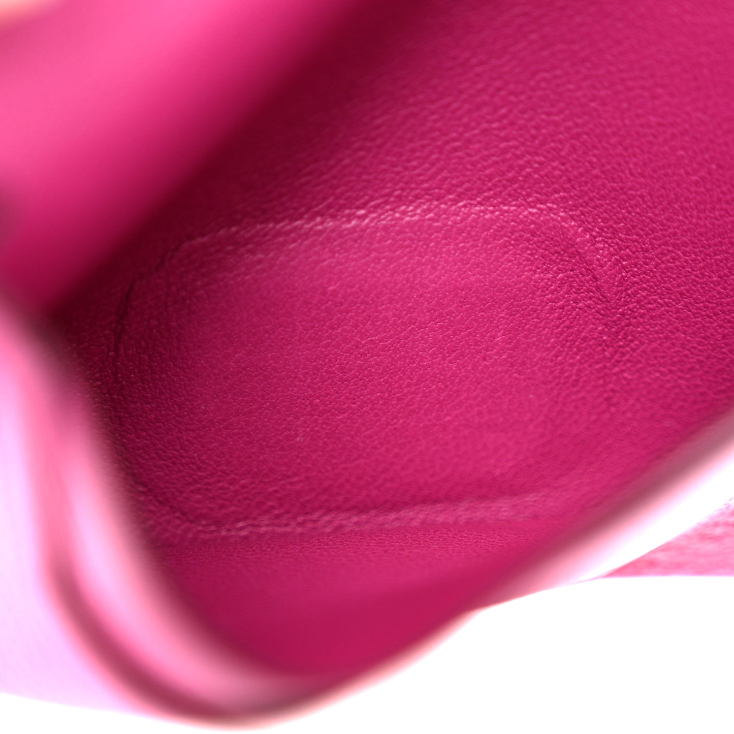 Chevre Mysore Mini Bearn Wallet Rose Pourpre