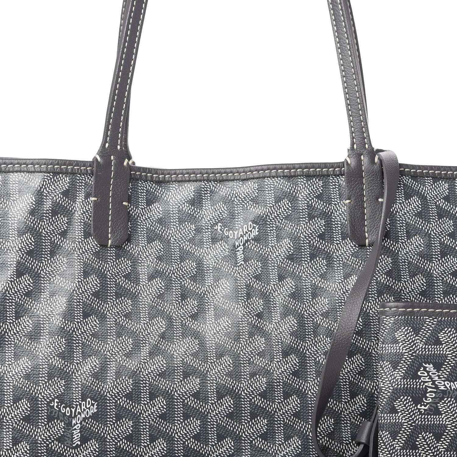 Goyard Goyardine Saint Louis PM Grey 9 of 10
