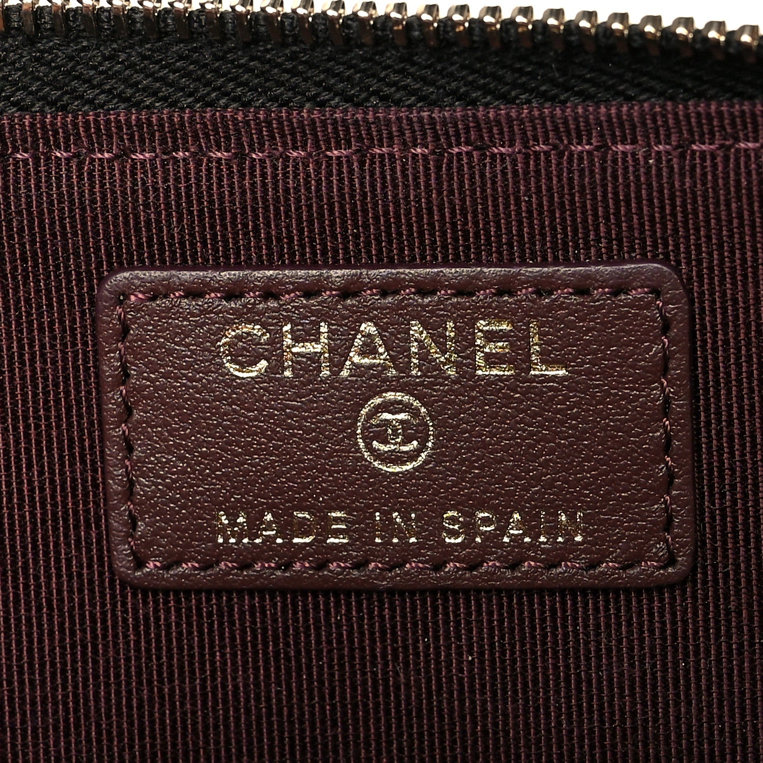 Chanel Caviar Quilted Zipped Key Holder Case Black 6 of 9