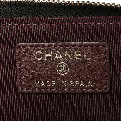 Chanel Caviar Quilted Zipped Key Holder Case Black 6 of 9