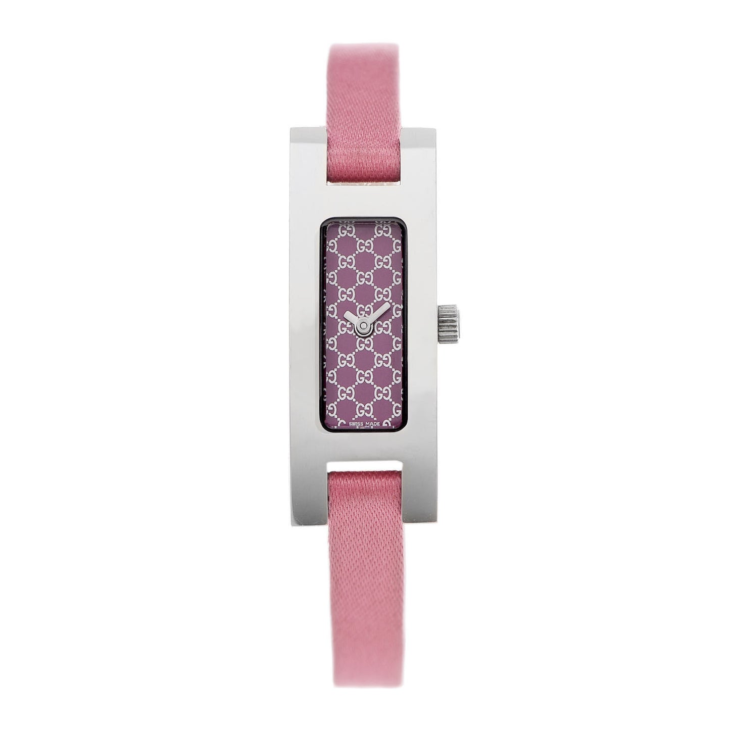 Stainless Steel Satin 12mm 3900L Quartz Watch Pink
